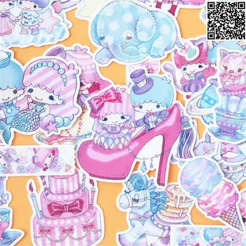 

26 Pcs Double Star Fairy paper Sticker For Luggage Skateboard Phone Laptop Moto Bicycle/Eason Stickers/DIY Scrapbooking