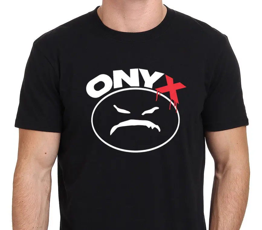 New ONYX Logo Rap Hip Hop Music Men's T Shirts Short Sleeve Leisure Fashion Summer | Мужская одежда