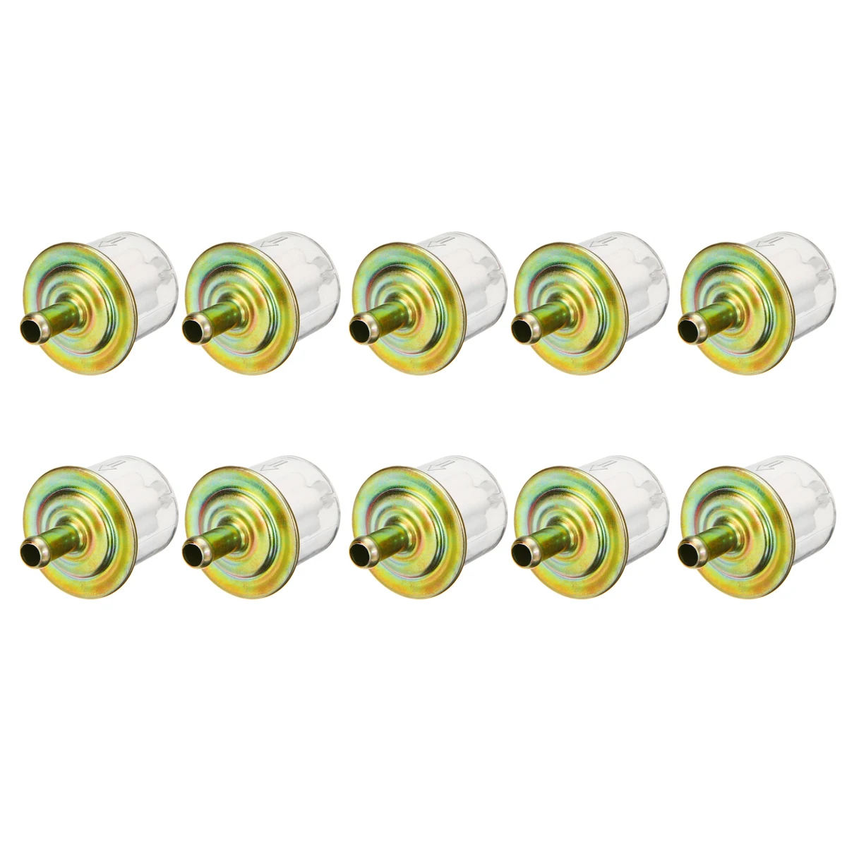 Mayitr 10pcs Universal 5/16 Inch 8mm Motorcycle Petrol Fuel Line Filter for Cars Boats Motorcycles Pit Dirt Bike ATV