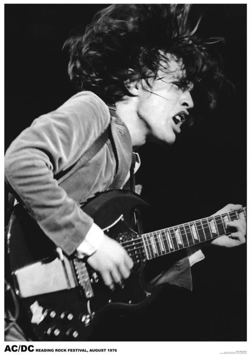 Home Decor Reading Rock Festival 1976-Silk Art Poster Wall Sicker Decoration Gift