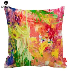 Artists Rainbow Chartreuse Drips Summer Flower Circle Heart Print Car Sofa Decorative Pillowcase Cushion Cover Home Decor Cushion Cover Home Decor Cushion Covercushion Cover Home Aliexpress