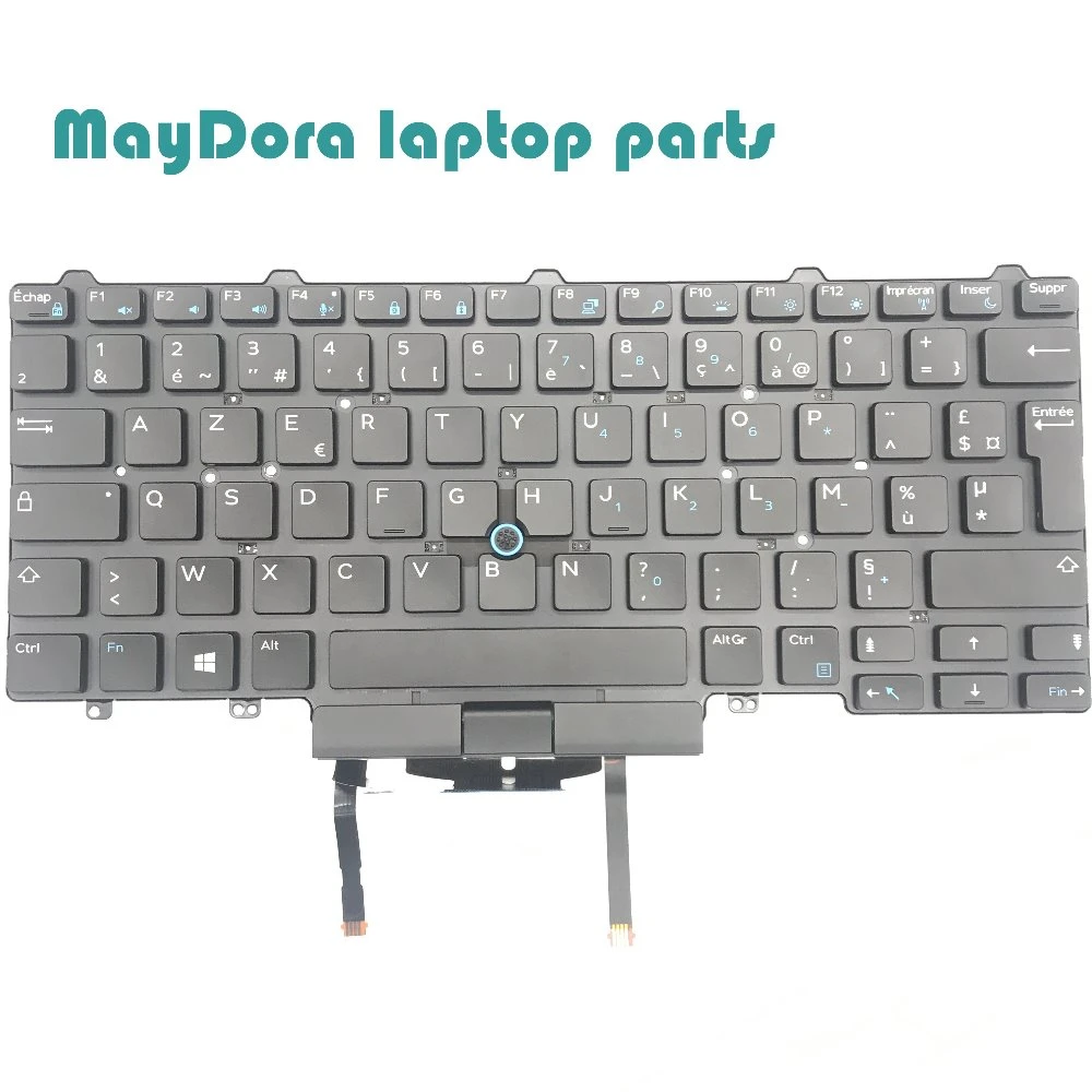 Brand New Original Laptop Keyboard For Dell Latitude E7450 7470 7480 5450 5470 5480 Backlit Fr Keyboard With Trackpoint Keyboard For Dell Laptop Keyboardkeyboard With Trackpoint Aliexpress