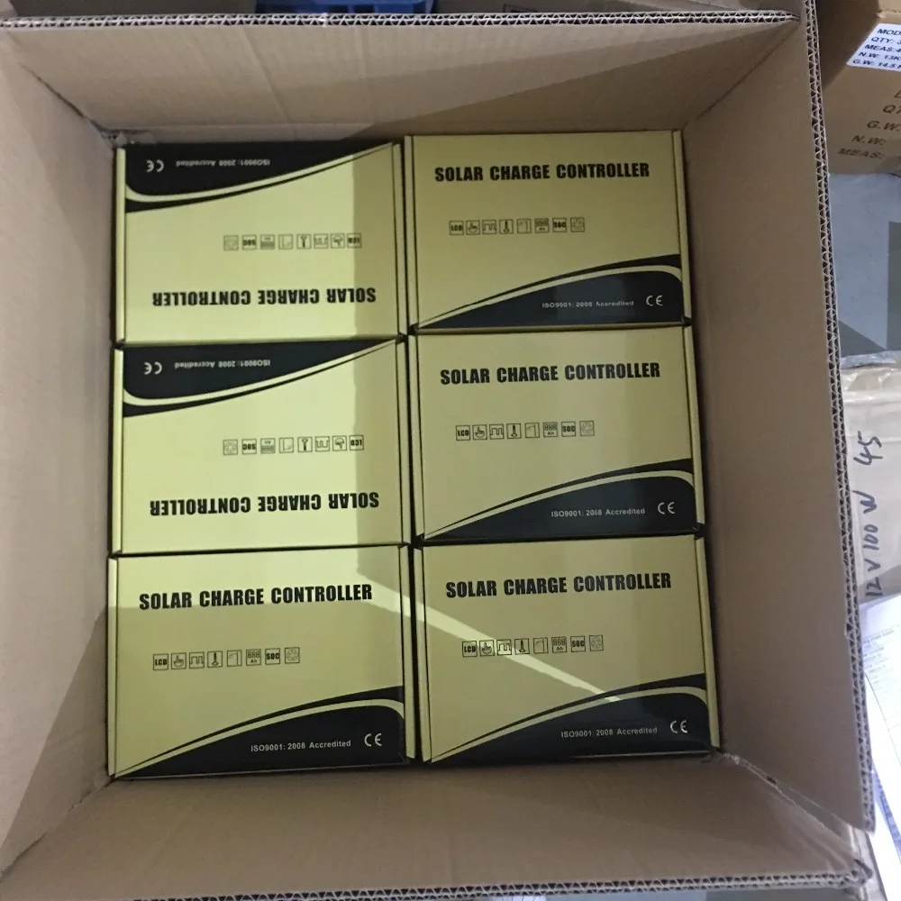ЖК дисплей 12V/24V 40A 50A 60A солнечной заряд r PWM контроллер CM6024|Солнечные контроллеры| |