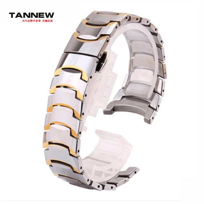 

26*17mm 15*10mm new high quality Stainless steel men and women silver polished steel bracelet Clasp for RD6027