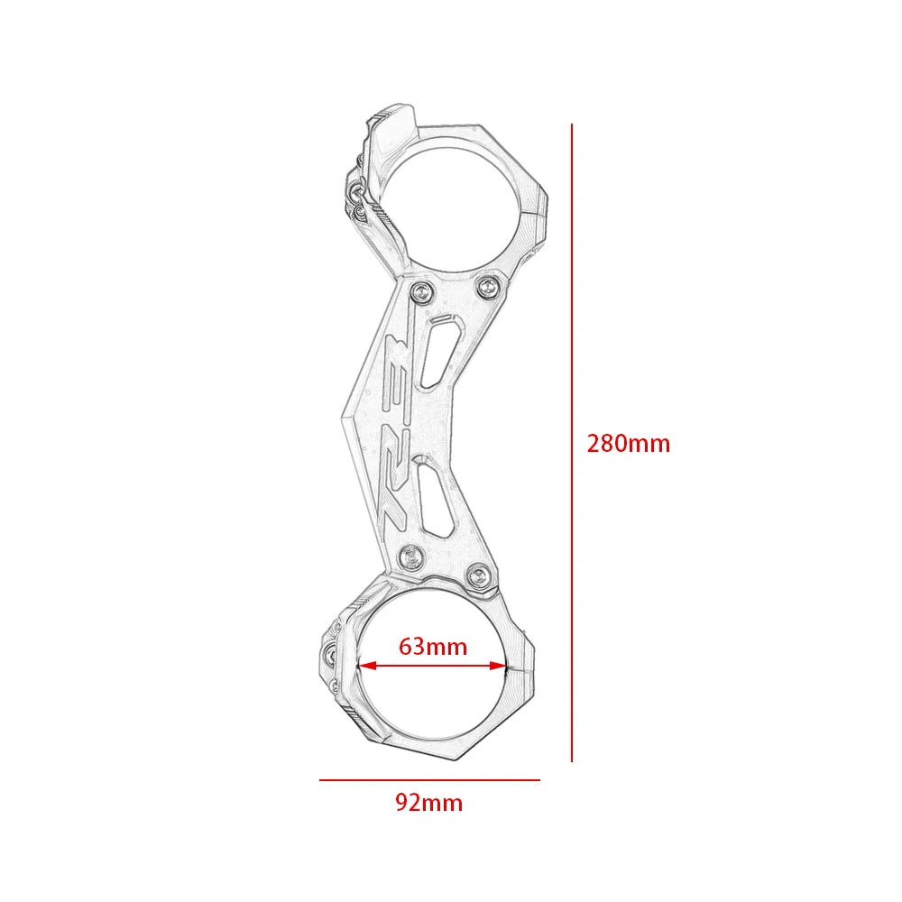 Мотоцикл с ЧПУ Алюминий баланс амортизатор передняя вилка кронштейн крепления для YAMAHA YZF R3 R25 YZFR3 YZFR25