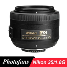 Nikon 35/1. 8 г объектив Nikkor AF-S 35 мм f/1,8 г DX линзы для Nikon D3400 D3300 D3200 D5500 d5300 D5200 D5600 D7100 D7200