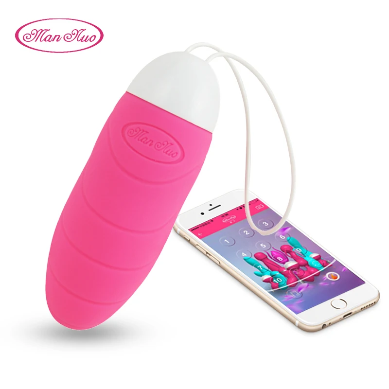 Man Nuo Vibrating Egg Remote Control Vibrators Sex Toys for Women Exercise Vaginal Kegel Ball G