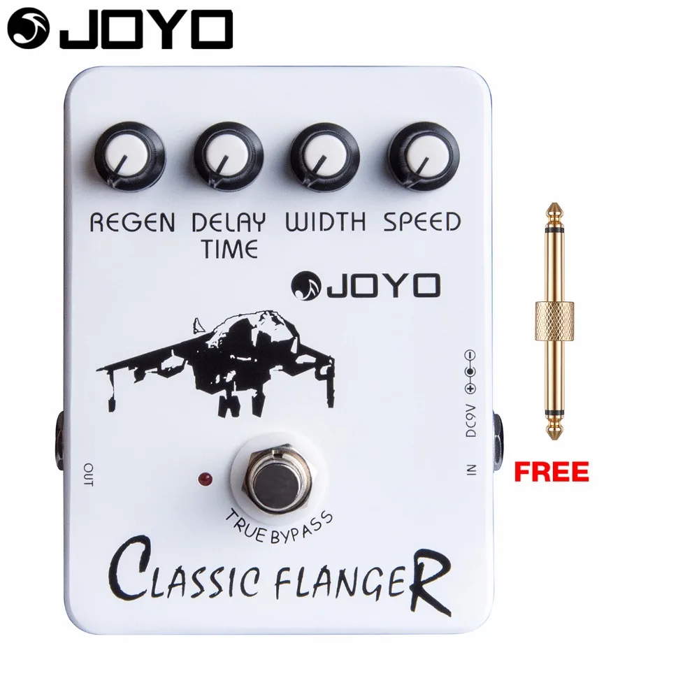 JOYO Классический Flanger педаль эффектов для электрогитары металлический фланец