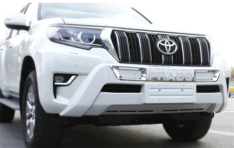 Защита переднего бампера для TOYOTA LAND CRUISER PRADO 150 2018 2019 диффузор защита