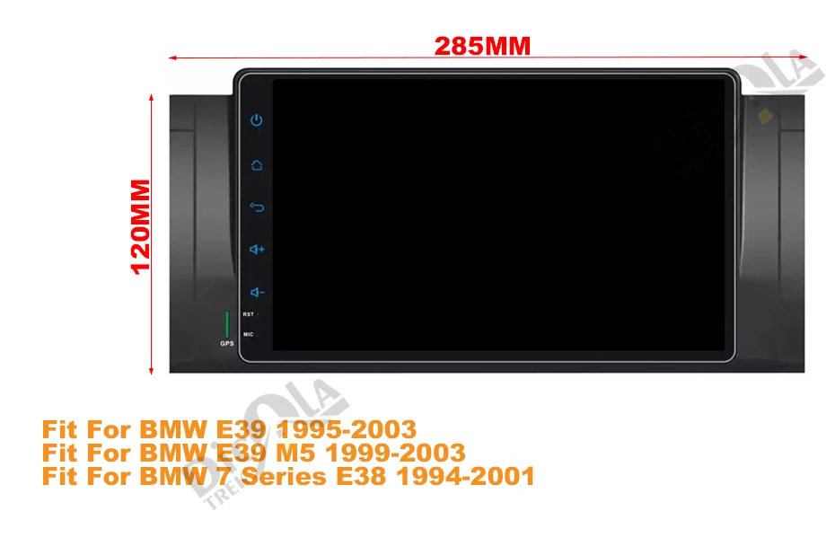 Flash Deal 9" 1 Din AutoRadio Car NO DVD Multimedia for BMW E39 bmw x5 e53 M5 Android 7.1 Gps-navigation Tape Recorder Head unit Wifi BT 4G 0