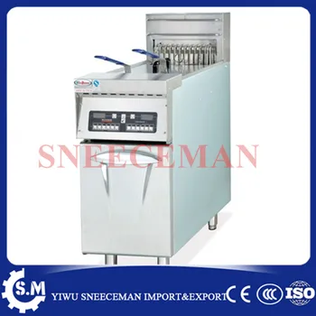 Price 28L Electric Vertical Single Cylinder Double Screen Electric Fryer Maker Commercial Stainless Steel Deep Fryer Machine