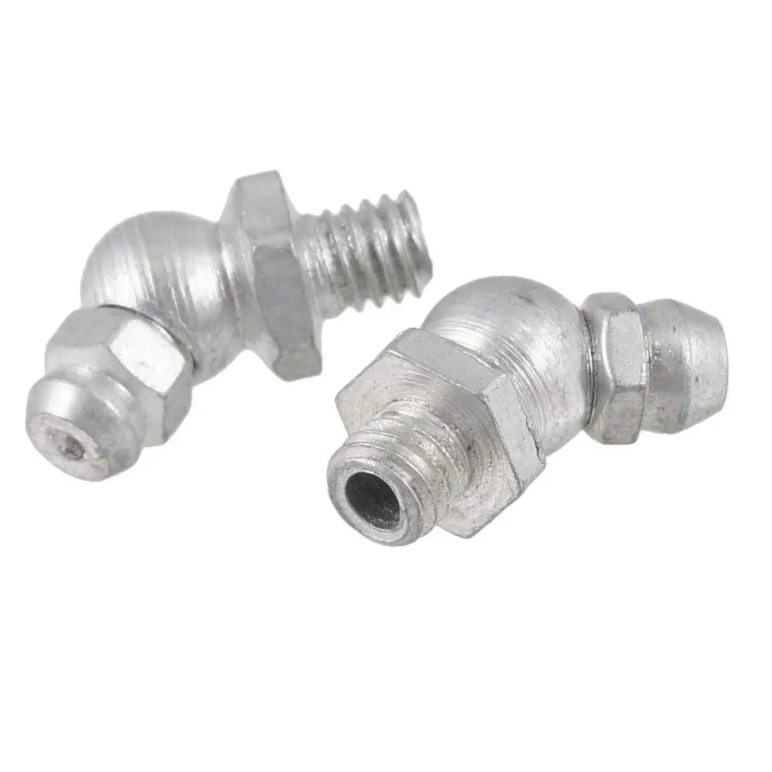 

uxcell 6mm Diameter Male Thread 45 Degree Metal Hydraulic Grease Nipple 2 Pcs