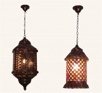 

Oriental Mystery Bohemia Crystal Pendant Lamp Romantic Cafe Light Bar / Bedroom Decoration Lamp Free Shipping MING