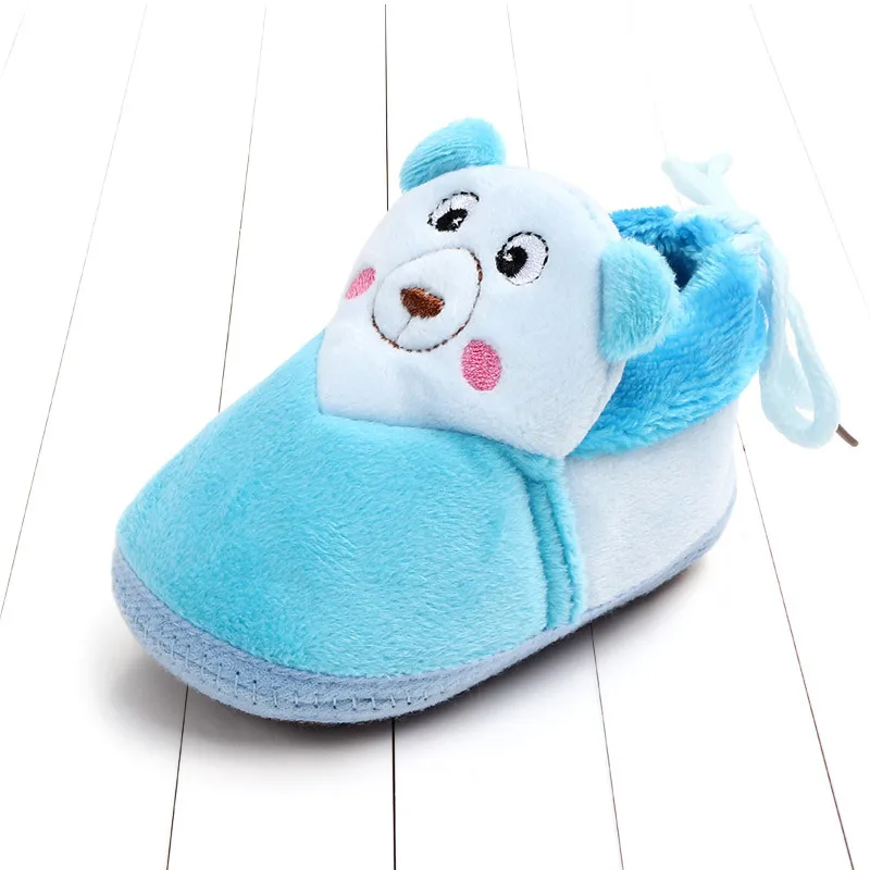 Indoor First Walkers Baby Shoes Cotton Anti-slip Booties Winter Wammer Baby Girl Boy Shoes Newborn Slippers Footwear Booties (7)