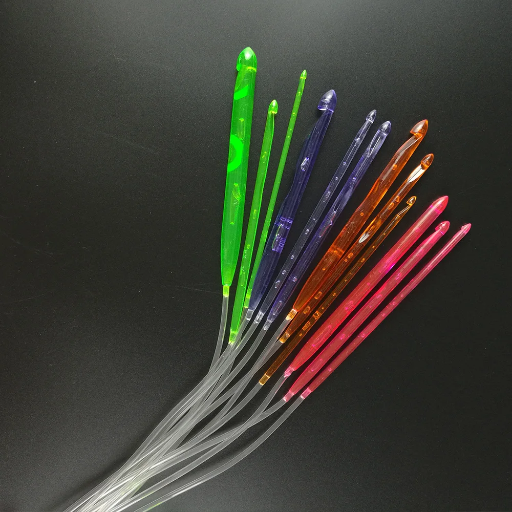 12 шт. гибкие пластиковые спицы для вязания 48 дюймов|knitting needles|crochet hooks needlescrochet hook
