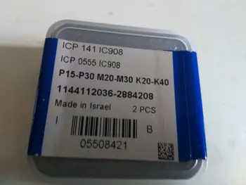 

2 PCS ISCAR CARBIDE INSERT ICP 141 IC908 ICP 0555 IC908