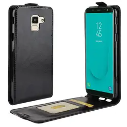 Для случая samsung Galaxy J6 2018 чехол бумажник флип искусственная кожа обложка чехол для телефона для samsung Galaxy J4 J6 J8 2018 евро чехол