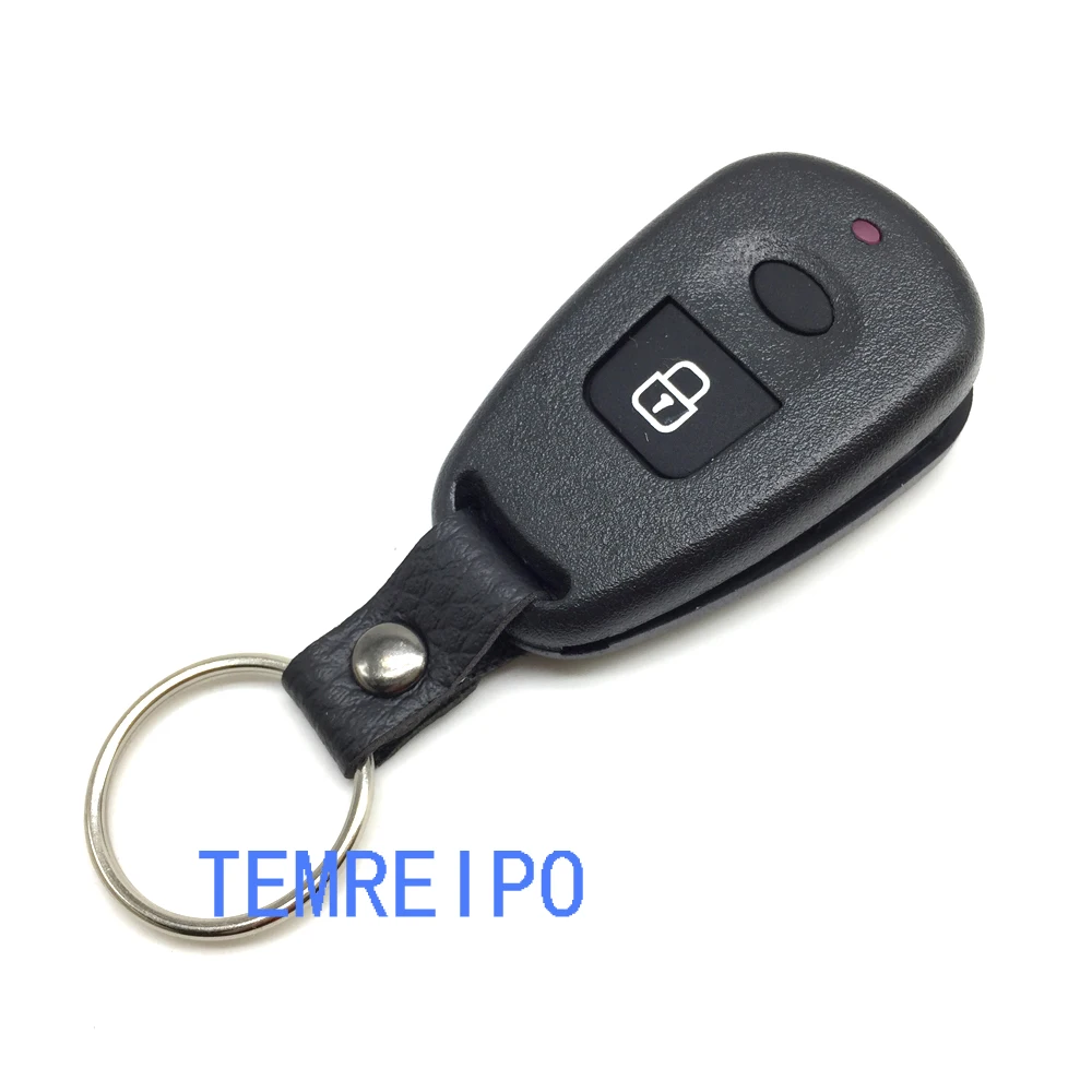 

50pcs/lot Car Key Cover for Hyundai Elantra Remote Key Shell 2 Button Remote Control Key Case With battery position fob