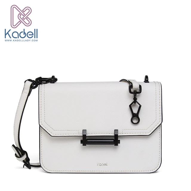 Kadell Женщины ИСКУССТВЕННАЯ Кожа Crossbody Сумки Высокое Качество Малый Щитка Сумка Сумки Женщины Известные Бренды Посланник Наплечные Сумки Белый