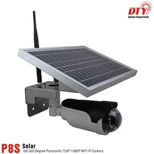 DTY 1080 P панорамный Батарея батареях CCTV Wi-Fi Камера Ночное видение Беспроводной Солнечный Камера, P8S-1