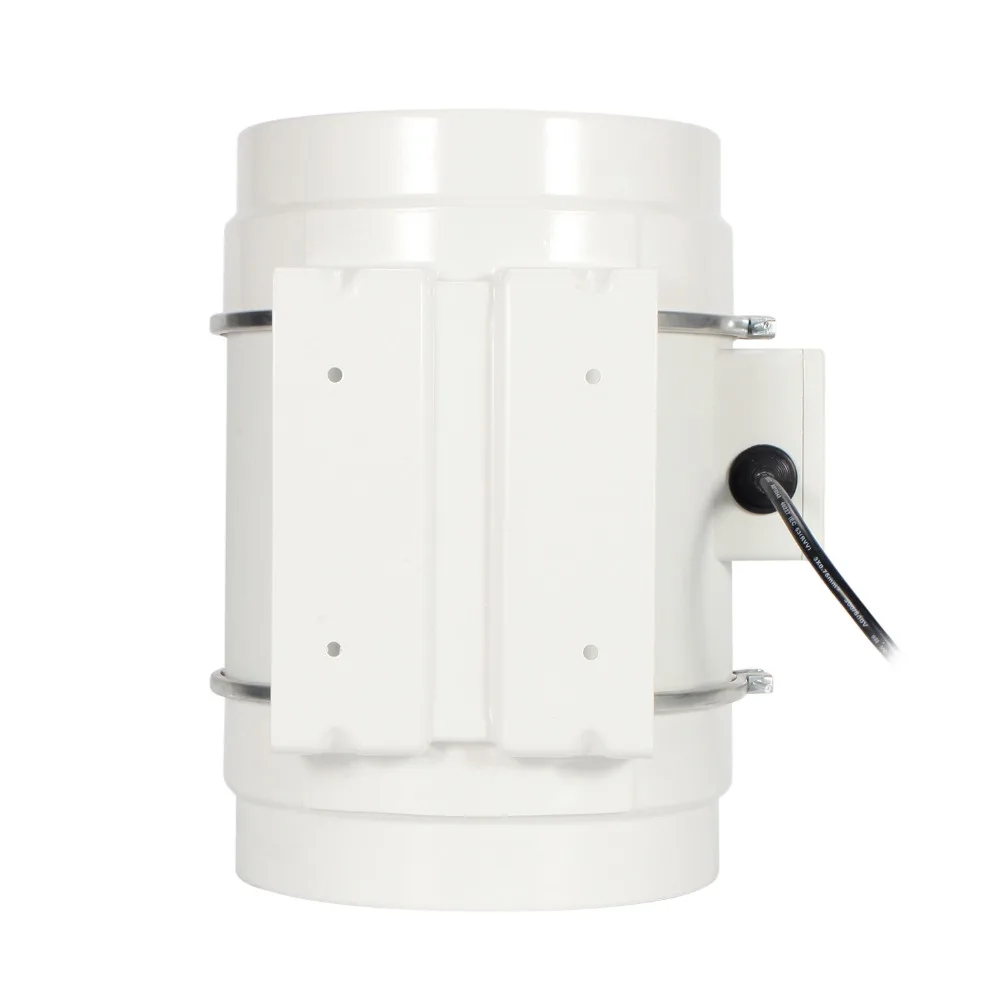 8'' 220V Extractor Fan High Efficiency Ducted Ventilator Turbo Fan Ventilation System Exhaust Air Inline Duct Fan Household New 8'' 220V Extractor Fan High Efficiency Ducted Ventilator Turbo Fan Ventilation System Exhaust Air Inline Duct Fan Household New