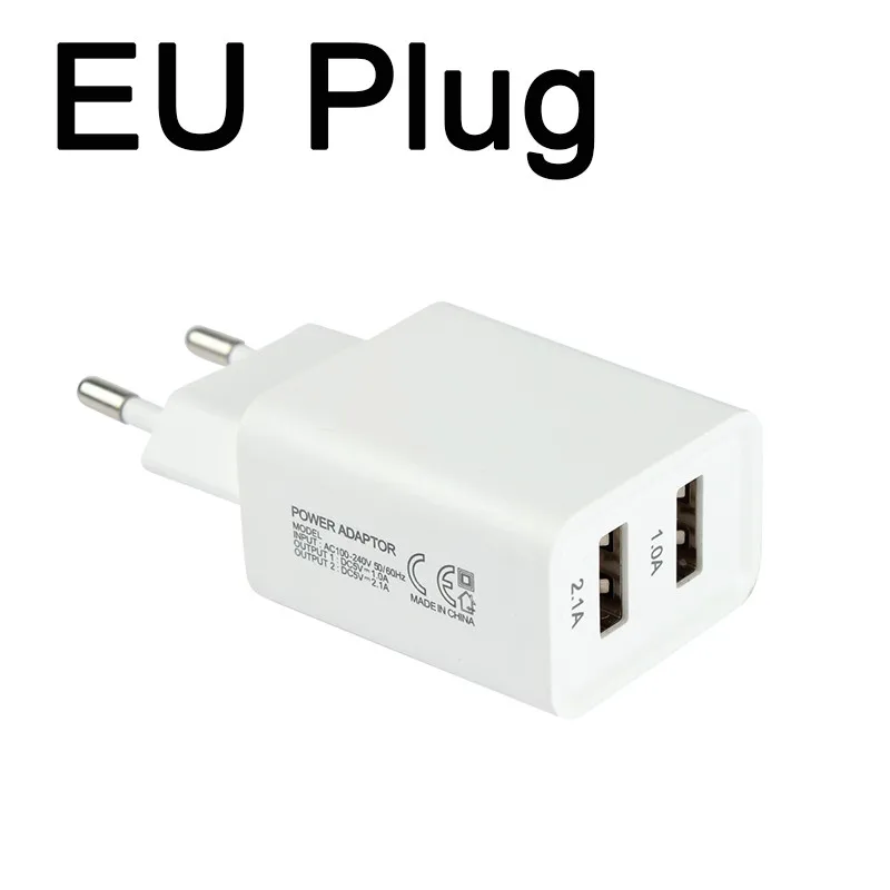 EU Plug 2 USB Ports
