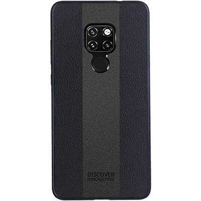 Чехол для huawei mate 20 NILLKIN Racer с защитой от отпечатков пальцев, мягкий ТПУ кожаный чехол с краями, чехол в полоску для huawei mate 20 - Цвет: Черный