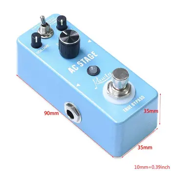 

ROWIN Guitar Effects Classical AC Stage Acoustic Effects Pedal Guitar True Bypass Design Acoustic Guitar Simulation Effects