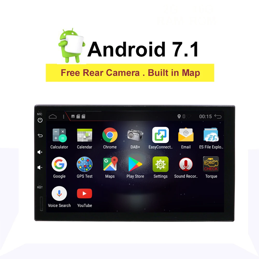 

2din Car Radio Android 9.0 Universal GPS Navigation wifi Bluetooth Touch screen Car Audio Stereo RDS Car Multimedia radio Player