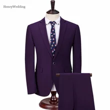 2017 Men Suits Fashion One button Men’s Slim Fit High Quanlity business men Wedding suit Groomsmen Groom Suits (Jacket+Pants)