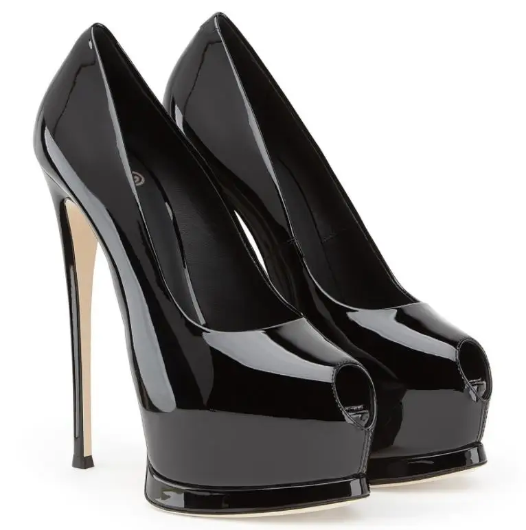 Spring and summer new fashion fine fish mouth catchy banquet high heels