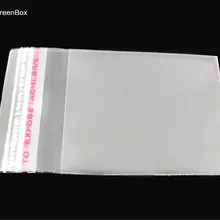 Doreen Box hot-200 шт прозрачные Самоклеющиеся пластиковые пакеты 6x4 см(B04010