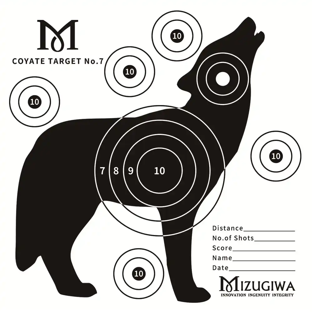 25pcs Hunting Archery Target Papper 15cmX15cm Air Rifle Pistol Gun BB