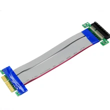 3 единицы-PCI Express(PCI-E) 4X ленточный кабель удлинитель Кабель для 1U 2U маленький корпус