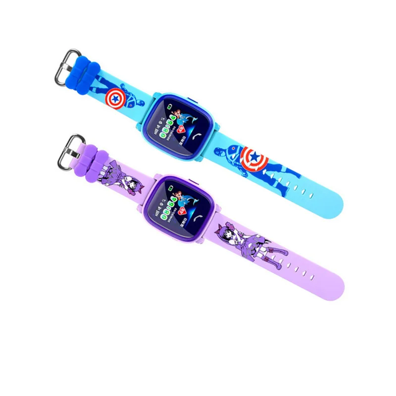 Baby Children Touch Shower Swim Smart GPS Tracking Watch American Captain Cat Princess IOS Android SOS Educational Smartwatch