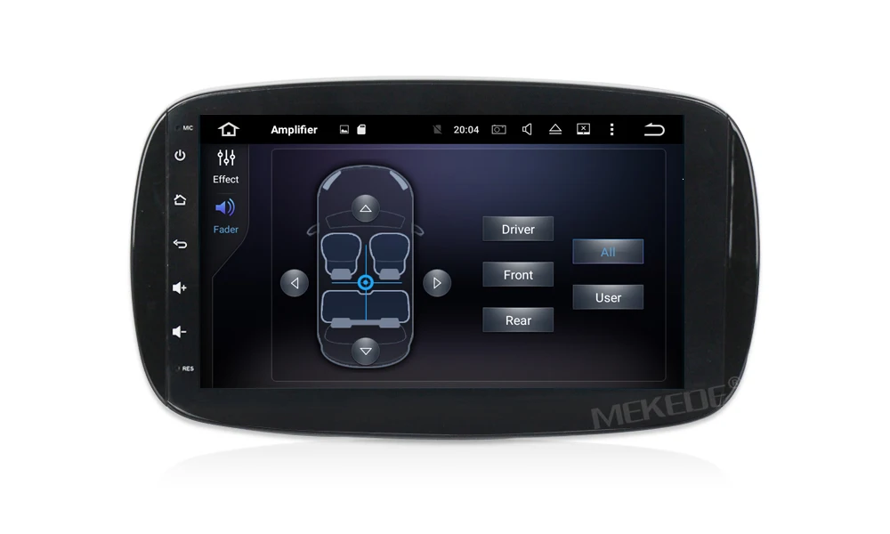 Best MEKEDE Picture in picture function Octa core Android 8.0 Car tape recorder GPS DVD Player For Mercedes Benz SMART 2015 2016 12
