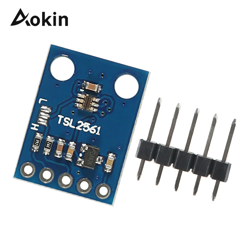 

Aokin TSL2561 GY-2561 Luminosity Sensor Breakout infrared Light Sensor module integrating sensor AL