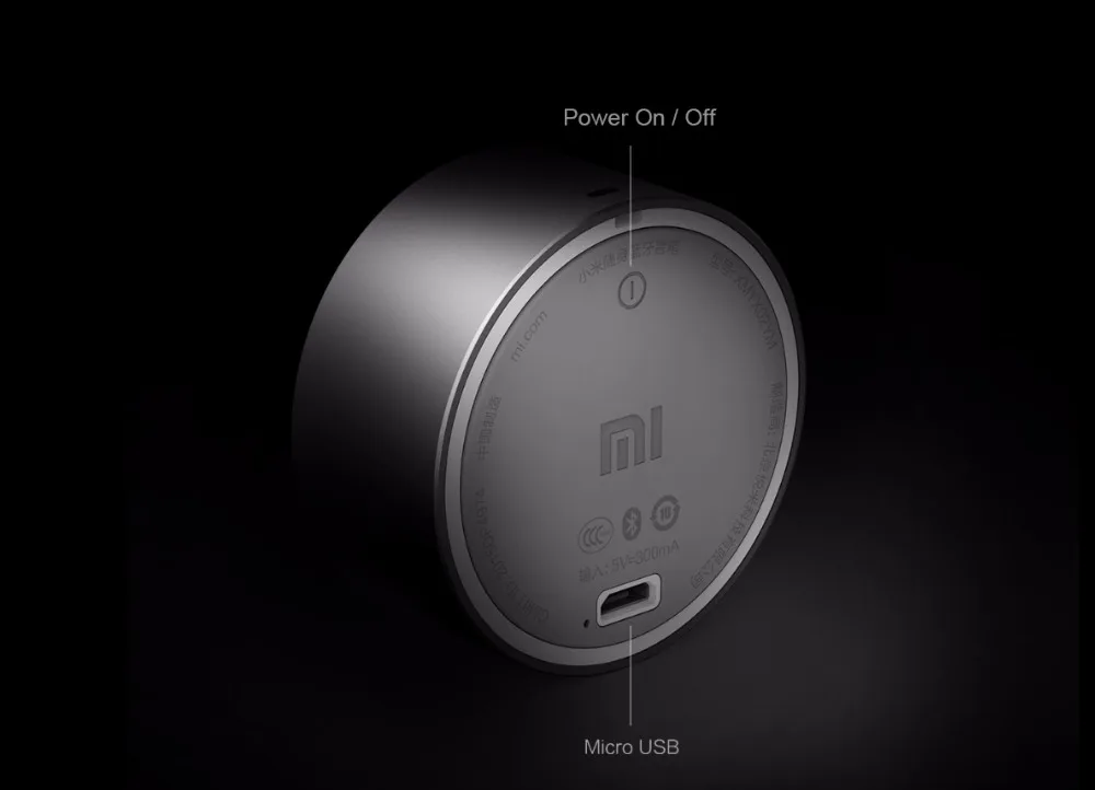 Original Xiaomi MI Speaker Bluetooth Portable Aluminium Alloy Body Micro USB Wireless Speakers with Hands-free calls