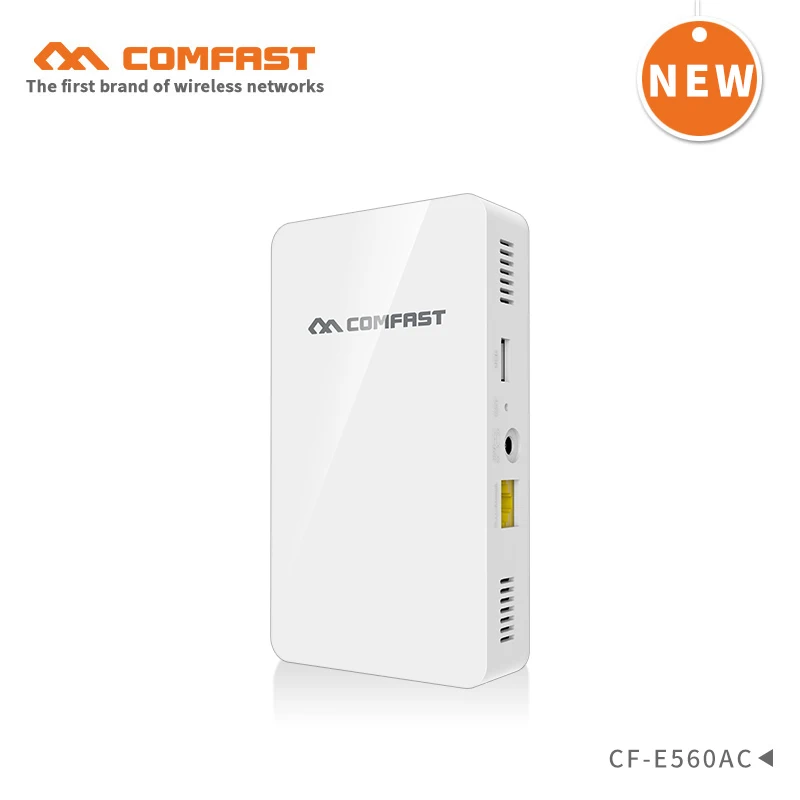 1200 Мбит/с Гигабитный беспроводной в стене AP 802.11ac 48 POE & DC Wi Fi маршрутизатор с USB