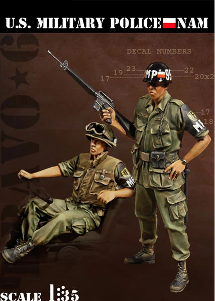 Сборки модель комплект 1/35 Второй мировой войны u.s. военная Униформа полиции, NAM солдаты рисунок исторические Второй мировой войны Смола