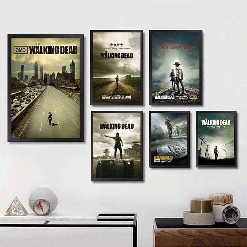 

The Walking Dead Character Posters Livingroom Decoration Bedroom White Coated Paper Prints Home Decoration Livingroom Bedroom