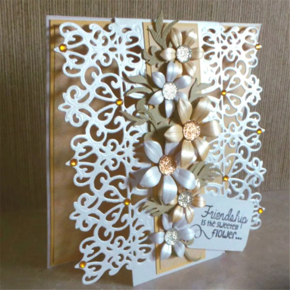 

PY Hollow Lace 1 Metal Cutting Dies Stencil for DIY Scrapbooking Photo Album Embossing Paper Card Decorative Craft HandmadeTool
