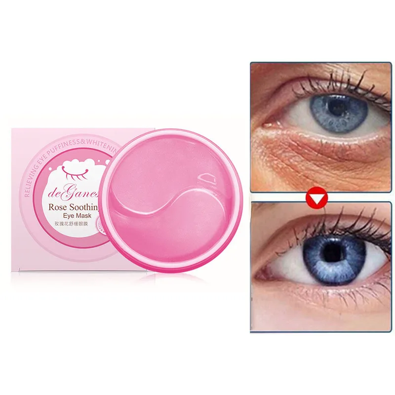 

40pcs 2 Types Rose Eye Mask Moisturizing Nourishing Hydration Eye Patches Remove Circles Remove Wrinkles Eye Skin Care TSLM1