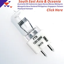 DONAR DN-27752 FTK 120 V 500 W JCD 120V-500WC JCD 120V500W GY9.5 кварцевая галогеновая лампочка для сцен и студий лампа