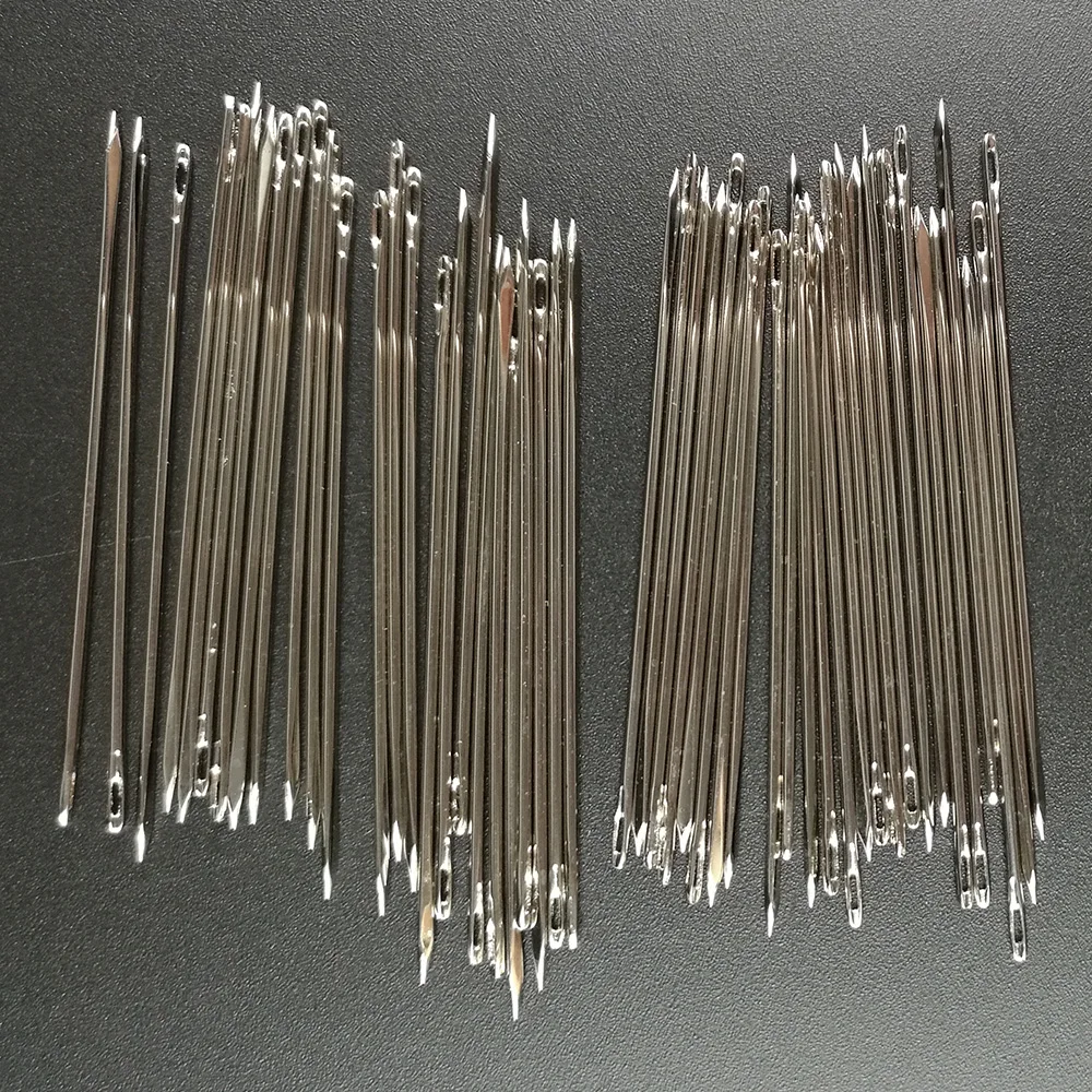 100pcs Leather Sewing Needles 1# 4.7cm Diy Manual Dedicated Leather Hand  Stitches Stainless Steel Triangular Needle Diameter 1mm - Sewing Needles -  AliExpress