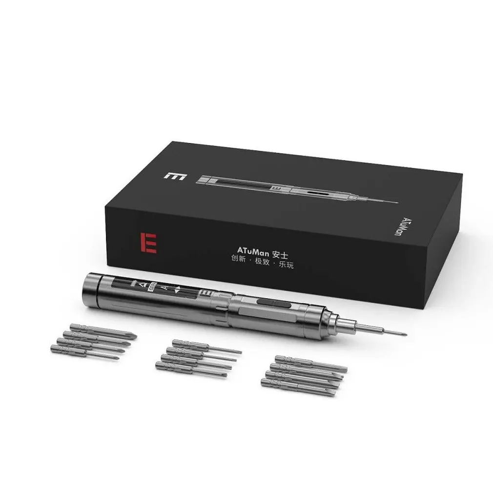 

Mini Rechargeable Electric Screwdriver With Mobile Phone Repair Kit Portable Bag Opener