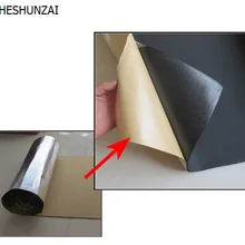 1 м* 1 м* 0,5 см автомобильный звукоизоляционный материал из алюминиевой фольги звукоизоляция хлопок теплоизоляция хлопок звукопоглощающий