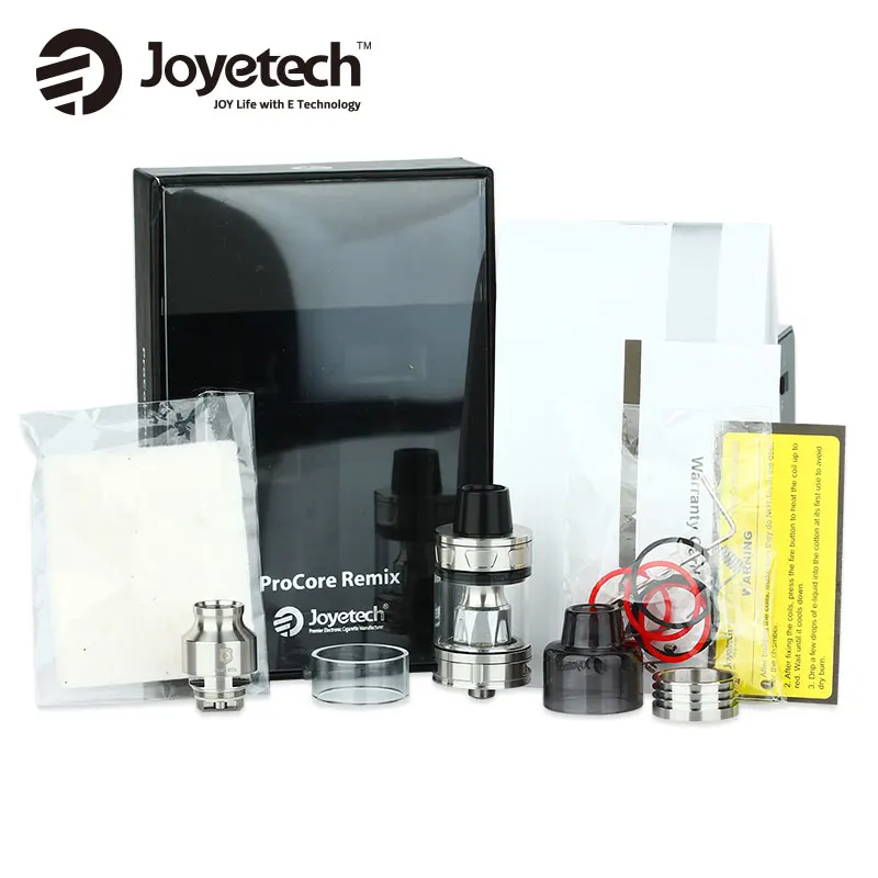 

Authentic Joyetech ProCore Remix RTA/RDA/Subohm Tank Atomizer with 0.4ohm ProC1 Coil Head 2ml/4.5ml Capacity Electronic Cig Vape