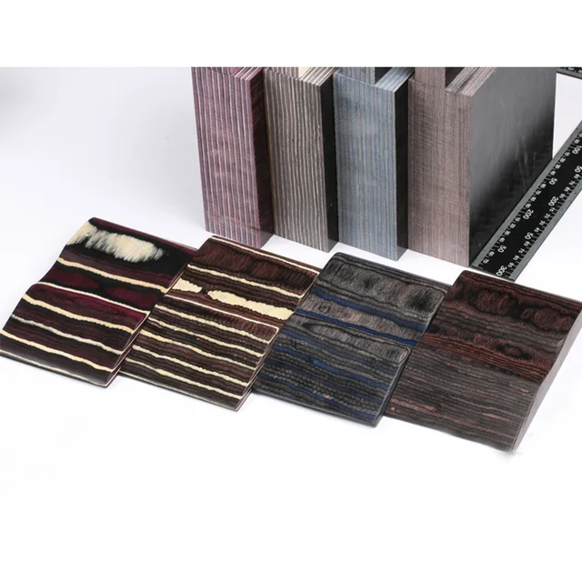 Various Sizes Color Laminated Wood Diy Knife Handles Making Material Various Sizes Color Laminated Wood Diy Knife Handles Making Material Blanks For Handicrafts Materials 1piece