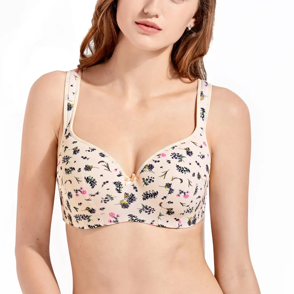 

Women's Balconette Full Figure Underwire Lightly Lined Smooth Contour Bra